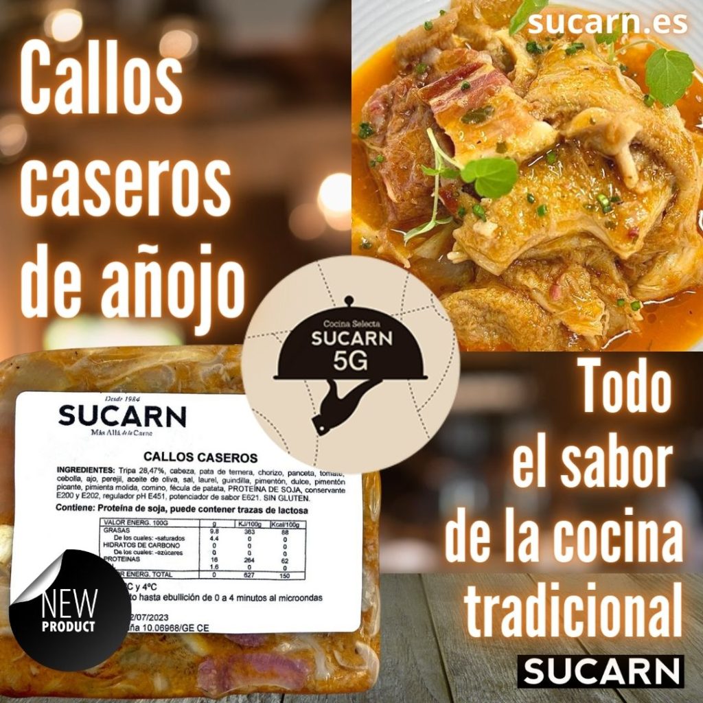 nuestro nuevo plato 5G: callos caseros de añojo