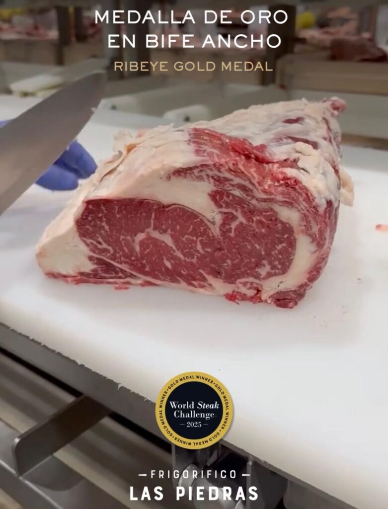 Lomo alto (rib eye) grain-fed de Uruguay